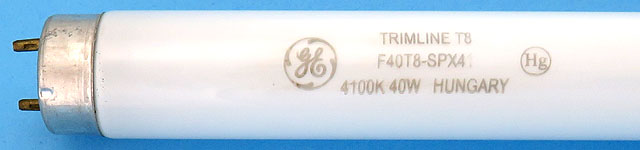 General Electric GE F40T8/SPX41 40W 4100K Trimline T8 Light Bulb Lamp