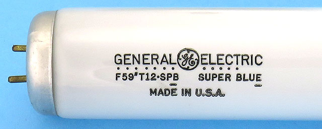 General Electric F59 T12/SPB 125W T12 Super Blue USA Diazo Reprographic Lamp