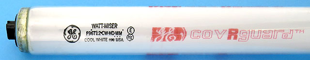 GE F96T12/CW/HO/WM/CVG 4100K T12 Watt-Miser Cov-R-Guard High Output Light Bulb Lamp
