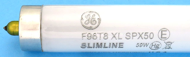 GE F96T8 XL SPX50 5000K T8 Slimline USA 59W Light Bulb Replacement Lamp