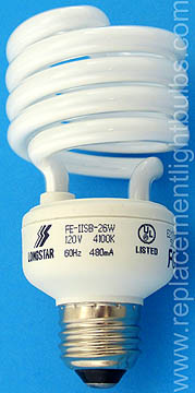 Longstar FE-IISB-26W 120V 4100K Fluorescent Lamp Replacement Light Bulb