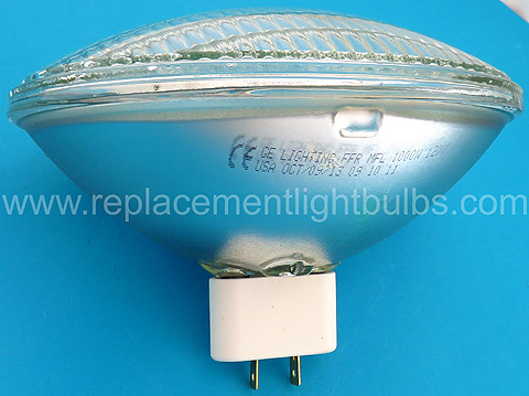 GE FFR Q1000PAR64/5 MFL 120V 1000W PAR64 Studio Medium Flood Sealed Beam Lamp