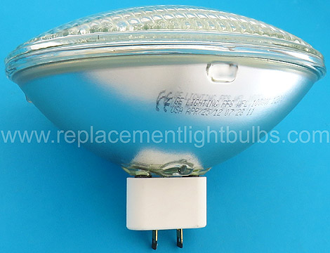 GE FFS Q1000PAR64/6 WFL 120V 1000W PAR64 Studio Wide Flood Sealed Beam Lamp