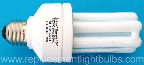 GE FLE15TBX/S/SPX41 120VAC 15W 4100K BIAX Electronic Lamp Light Bulb