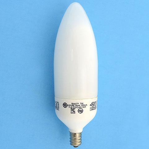 GE BIAX FLE7/2/CAC/827 120V 7W 2700K E12 Candle Light Bulb Lamp