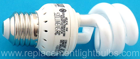 GE FLE9HT3/2/10E/CW 120V 9W 4100K Light Bulb Replacement Lamp