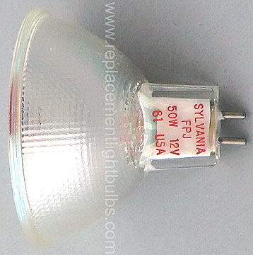 Sylvania FPJ 12V 50W MR16 Light Bulb Replacement Lamp