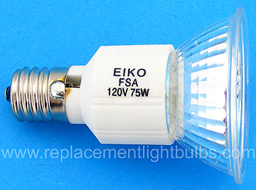 FSA 75W 120V E17 Intermediate Screw MR16 Narrow Spot Light Bulb Replacement Lamp
