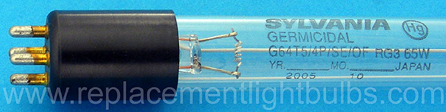 G64T5/4P/SE 65W Germicidal UV-C Lamp Replacement Light Bulb, Lamp