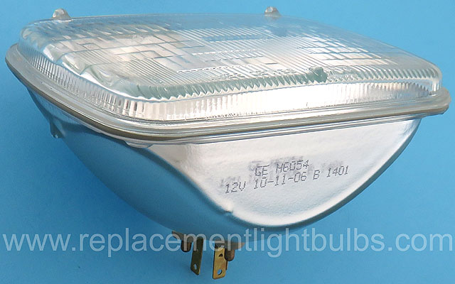 GE H6054 12V 2B1 Sealed Beam Halogen Light Bulb Headlamp