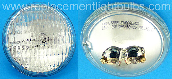 GE H7555 12V 8W Emergency Halogen Sealed Beam Lamp Replacement Light Bulb
