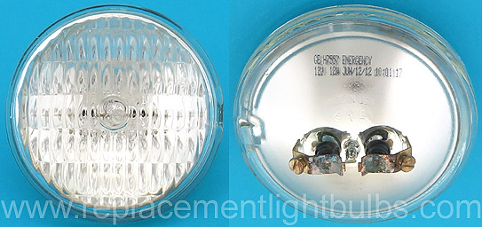 GE H7557 12V 12W Emergency Halogen Sealed Beam Lamp Replacement Light Bulb