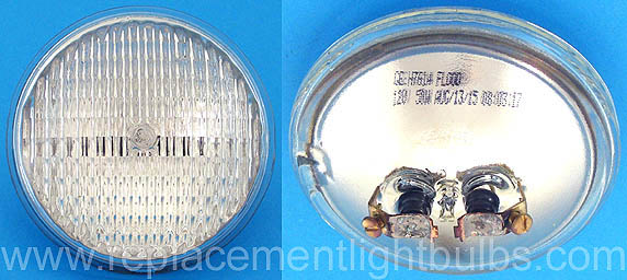 GE H7614 12.8V 50W Halogen Flood Sealed Beam Lamp