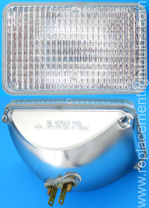 GE H7913 HIR 12V 65W 165MM Tractor Flood Sealed Beam Lamp