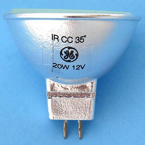 GE IR20W35D IR CC 35° 12V 20W MR16 HIR Flood Cover Glass Light Bulb Lamp