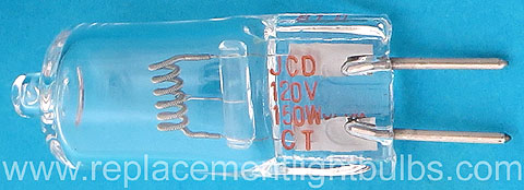 JCD120V-150WCT JCD 120V 150W CT G6.35 Light Bulb Replacement Lamp