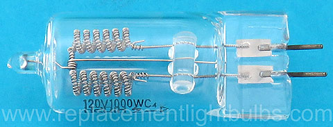 Ushio JCV120V-1000WC4 1000W 120V Light Bulb Replacement Lamp