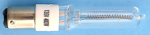 Hikari JD130V400W BA15d 130V 400W Clear Light Bulb Replacement Lamp