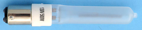 Hikari JD130V500W/FR BA15d 130V 500W Frosted Light Bulb Replacement Lamp