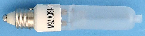 JD130V-75W/E11 Q75CL/MC 130V 75W Q75MC-130V Frosted Light Bulb