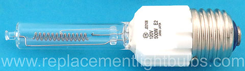 EYE JD2108 JD500W/E2 120V 500W E26 Clear Light Bulb Replacement Lamp