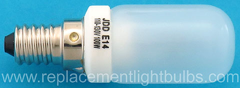 Interfit JDD 110-130V 100W E14 Frosted Light Bulb Replacement Lamp