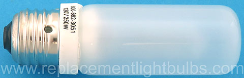 Barndoor Light Monolight LimoStudio JDD 250W Frost Type E26 Base Flash Tube Lamp 120 Volt Light Bulb for Flash Strobe Light AGG1795 