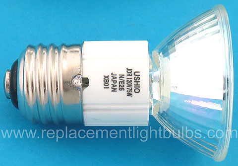 Ushio JDR120V75W N/E26 120V 75W Light Bulb Replacement Lamp