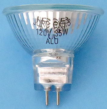 Hikari JDR-C JDRC 120V 35W Aluminum GX5.3 Front Glass Frosted Light Bulb