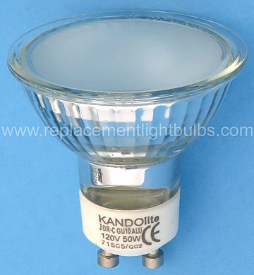 JDR-C 110V-120V 50W GU10-C Frost Light Bulb Replacement Lamp