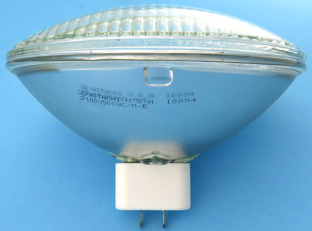 GE Hitachi JP100V500WC/M/E 100V 500W PAR64 Medium Flood Sealed Beam Light Bulb Lamp