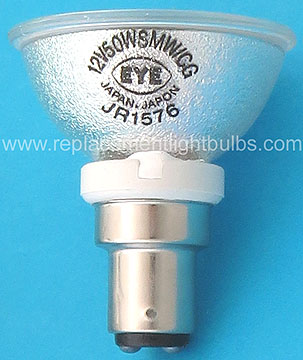 EYE JR1576 12V50WSMW/CG 12V 50W MR16 BA15d Flood Light Bulb Replacement Lamp