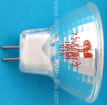JR 7.2V10WF/3 7.2V 10W MR11 Light Bulb Replacement Lamp