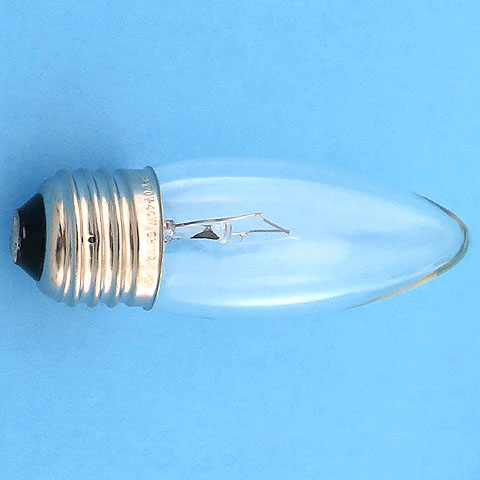 Bulbrite KR40ETC/32 120V 40W Krypton KR-500 B10 Clear Glass Light Bulb