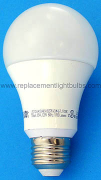 Eiko LED12WA19/ADV/827K-DIM-G7 12W LED 2700K Dimmable Light Bulb