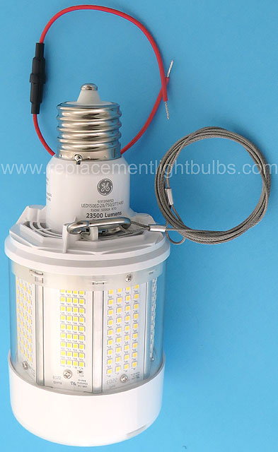 GE LED150ED28/750/277/480 150W 277-480V 5000K R70 23500 Lumens LED HID Replacement Light Bulb