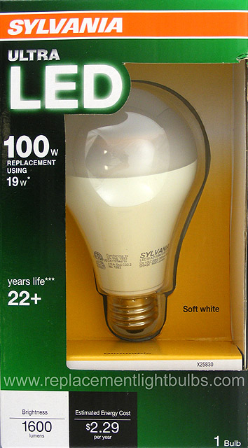 Sylvania LED19A21/DIM/P/827 19W Dimmable LED 100W 120V