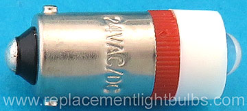 LED-24-BA9s-R 24V BA9s Red LED Light Bulb
