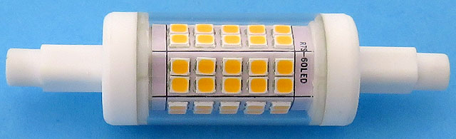 Hikari LED-2835-60-R7s 100V-240V 120V 5.5W Replaces 78mm R7s Halogen Light Bulb