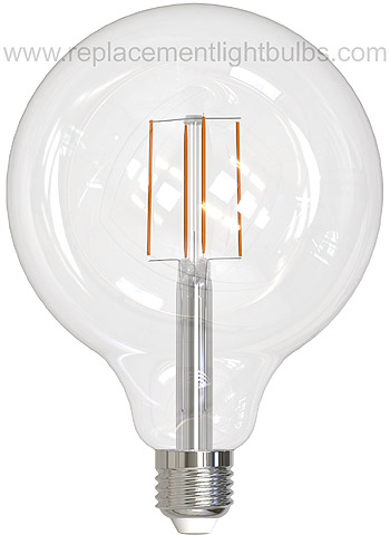 Bulbrite LED8G40/27K/FIL/3 LED 8W 2700K G40 Globe to Replace 60W Incandescent Dimmable Light Bulb