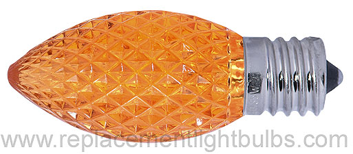 Bulbrite LED/C7O Orange E12 Candelabra Screw Base Light Bulb To Replace 5W 5C7O