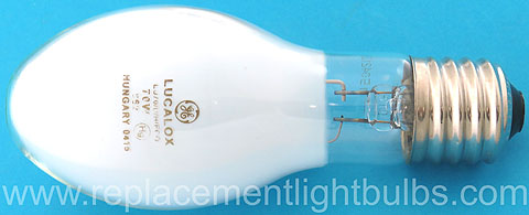 GE LU70/D/H/ECO 70W S62 Diffuse High Pressure Sodium Light Bulb Replacement Lamp
