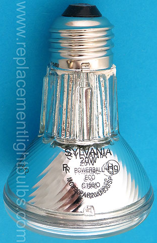 Sylvania 20W Powerball ECO C156/O MCP20PAR20/U/830/SP 3000K Spot Light Bulb Replacement Lamp