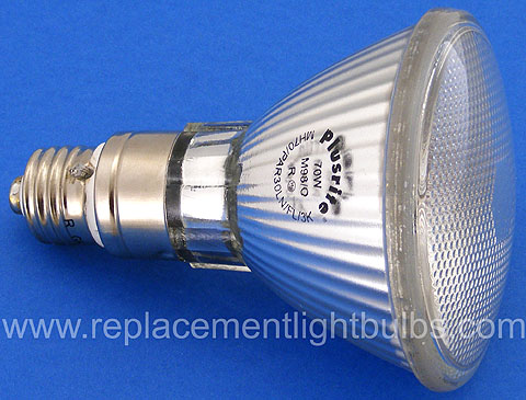 Plusrite MH70 PAR30LN FL 3K 70W M98 O 3200K Metal Halide PAR30 Long Neck Flood Light Bulb Replacement Lamp