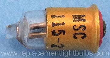 MSC 115-2 Neon Midget Flanged Replacement Light Bulb