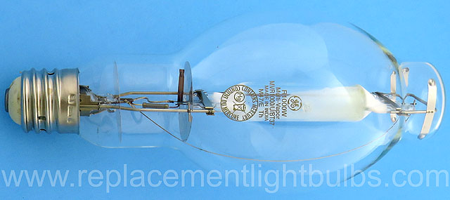 GE MVR1000/U/BT37 Multi-Vapor 1000W R1000W M47/E Mogul Screw Light Bulb