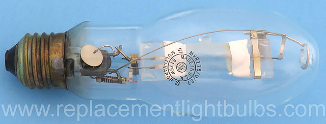 GE MVR175/U/27 R175W 175W Multi-Vapor Metal Halide Light Bulb Replacement Lamp