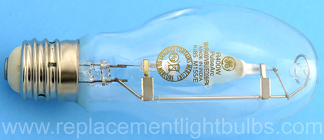 GE MVR400/VBU/ED28/PA R400W 400W PulseArcM155/E Vertical Base Up Light Bulb Lamp