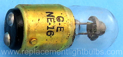 GE NE16 NE-16 Neon Light Bulb Replacement Lamp