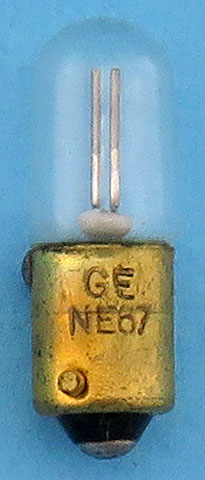 GE NE67 Neon Glow Light Bulb Replacement Lamp